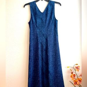 Norton McNaughton Blue Midi Dress